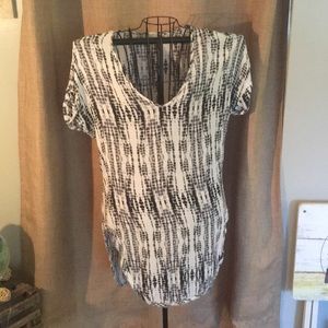 Hi low tunic blouse